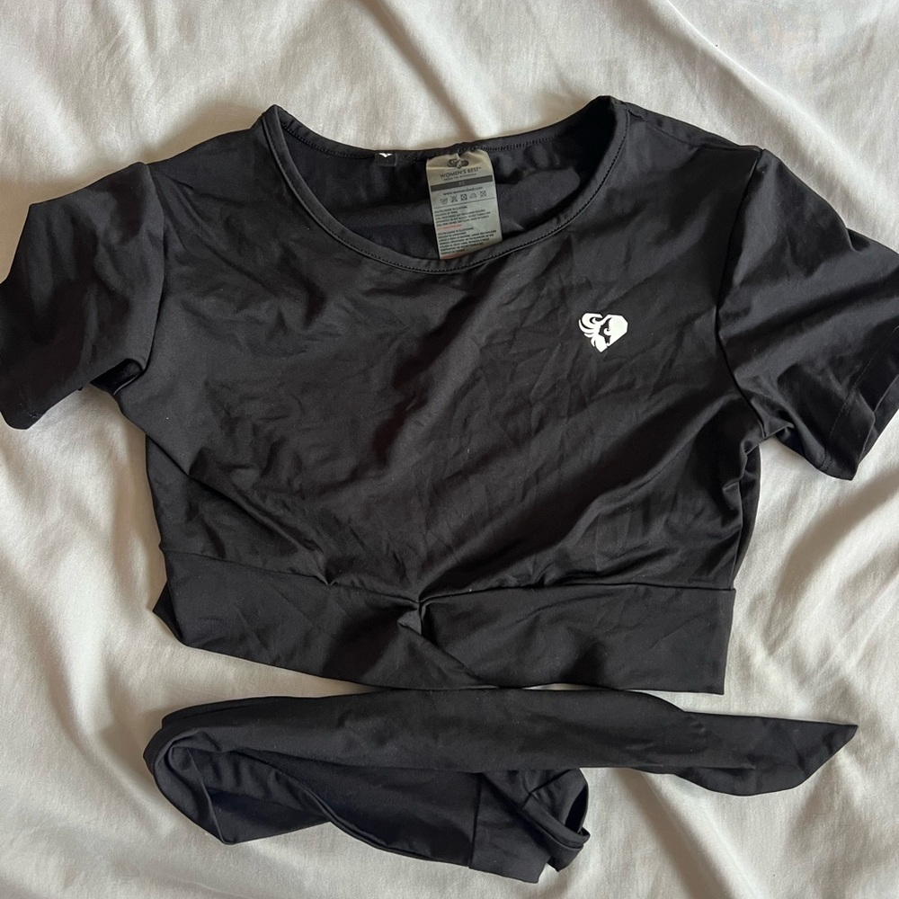 Black Crop Top